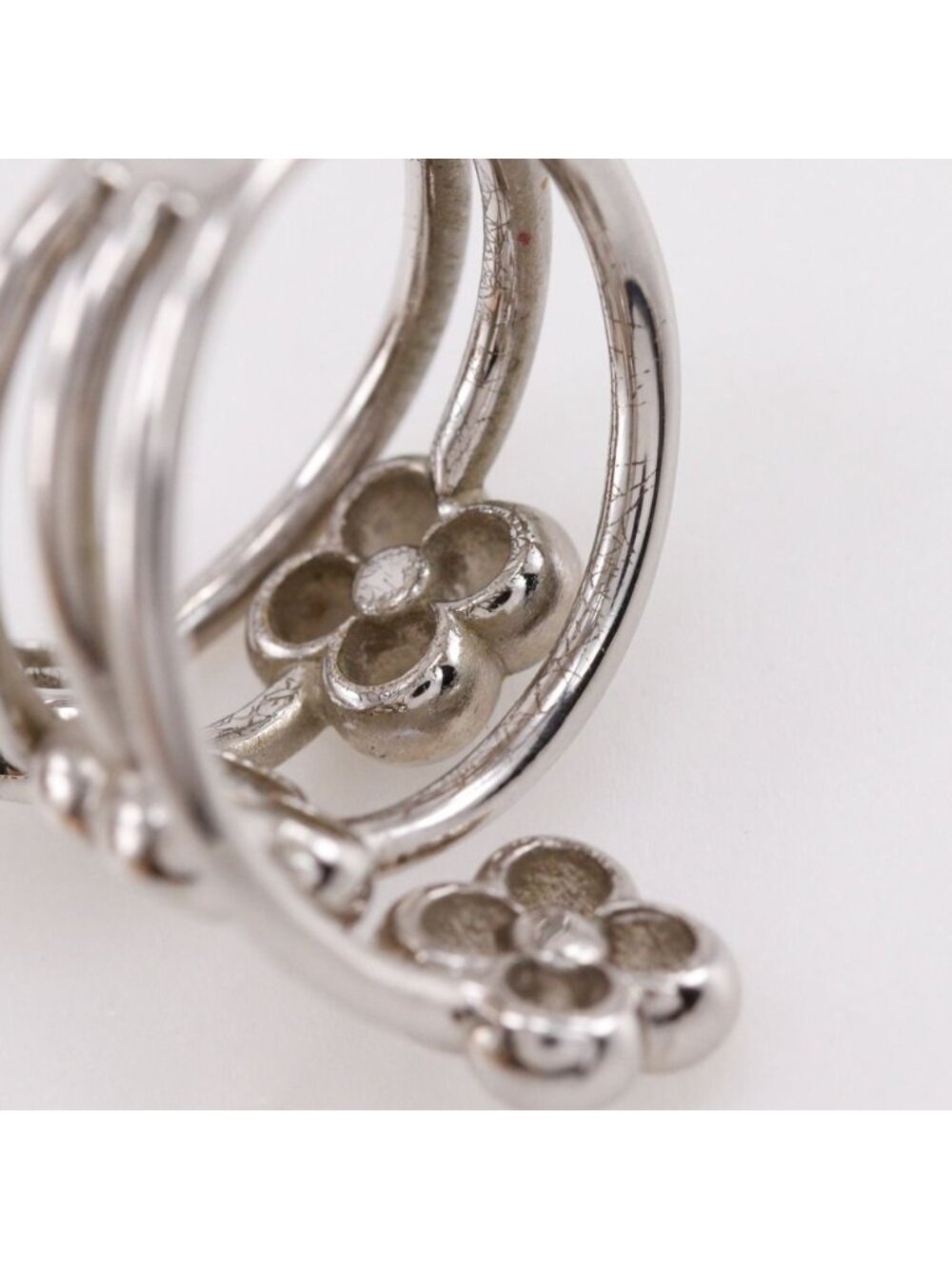 Louis Vuitton Ring Flower Full Metal Silver - Picture 8 of 11